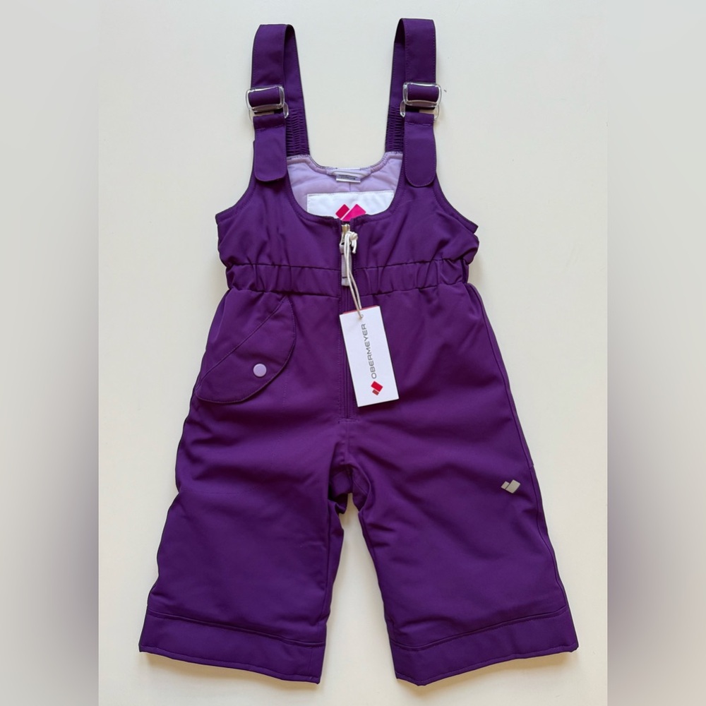 Obermeyer Girls Snoverall Insulated Bib Snow Pants - Up in the Heir - Size 1